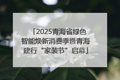 2025青海省绿色智能焕新消费季暨青海建行“家装节”启幕