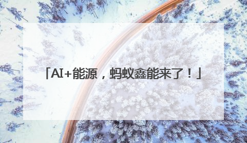AI+能源，蚂蚁鑫能来了！